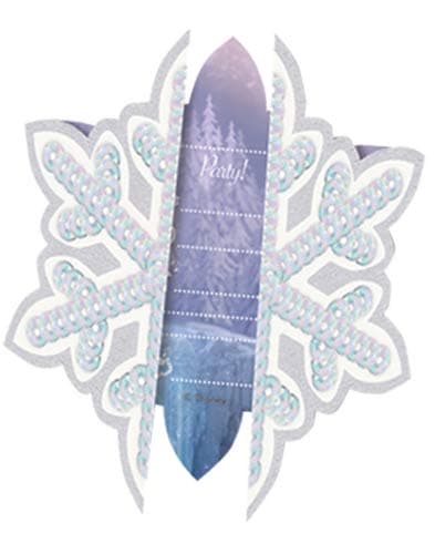 (image for) Frozen Ice Skate Party Invitations x6