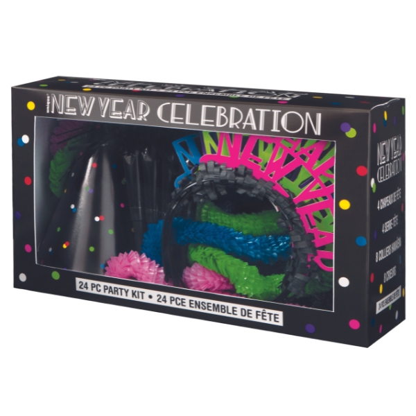 (image for) Neon New Years Party Kit for 8