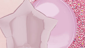 (image for) Valentines Day Plain Light Pink Foil Balloons