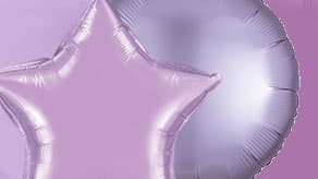 (image for) Valentines Day Plain Lilac Foil Balloons