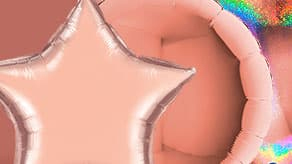 (image for) Valentines Day Plain Rose Gold Foil Balloons