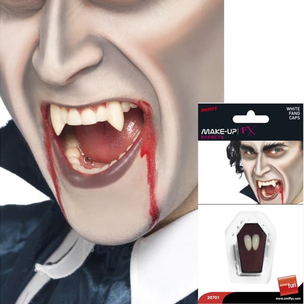 Vampire Fangs Tooth Caps White [sm20701] - £1.75 | Go International, UK