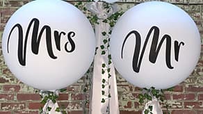Wedding Foil & Latex Balloons