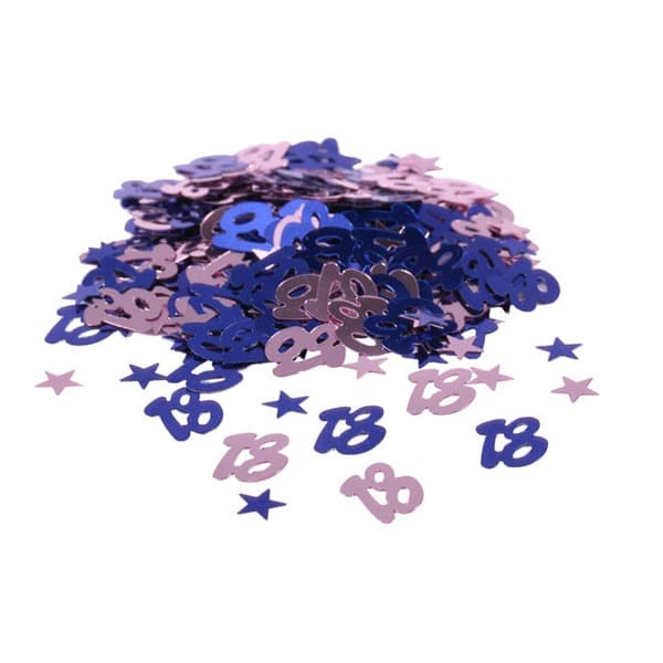 (image for) Blue And Silver 18 Metallic Confetti