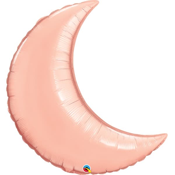 (image for) 35" Rose Gold Crescent Moon Foil Balloon