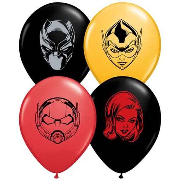 (image for) 5" Marvel's Characters Faces Assorted Latex Balloons 100pk