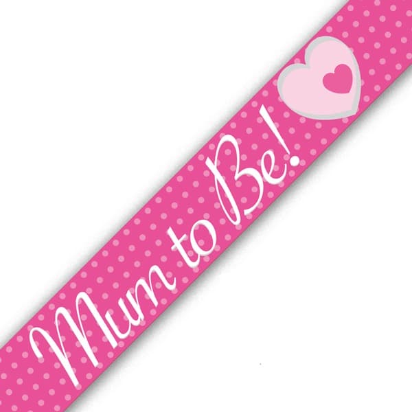 (image for) Pink Mum To Be Banner