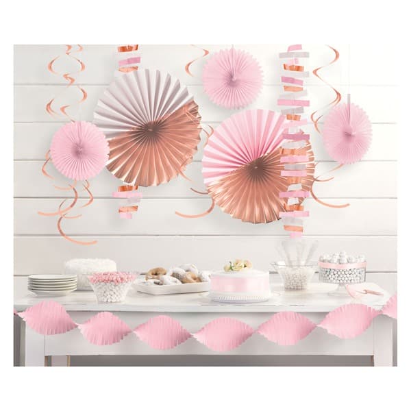 (image for) Rose Gold Blush Decoration Kits 14pk