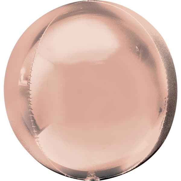 (image for) 21" Rose Gold Jumbo Orbz Foil Balloons 3pk