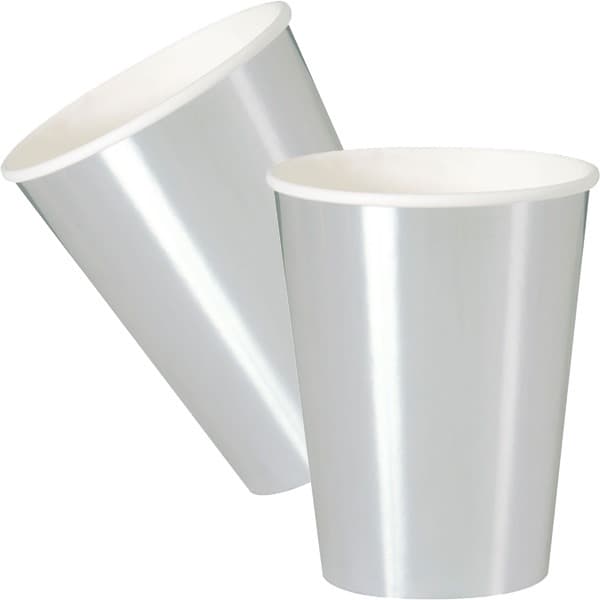 (image for) Silver Paper Cups 8pk