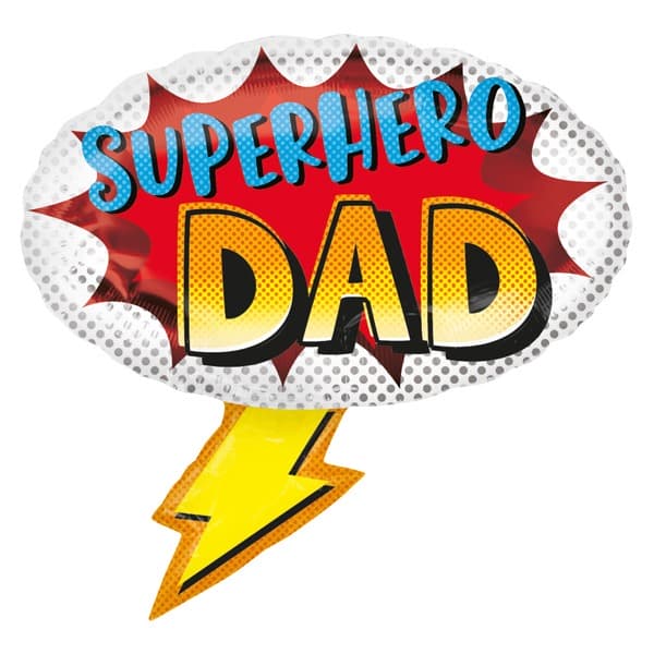 (image for) Superhero Dad Supershape Balloons