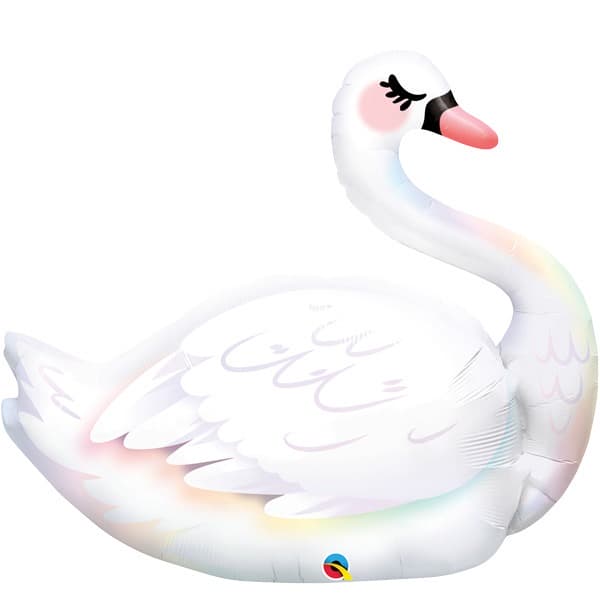 (image for) Graceful Swan Supershape Balloons