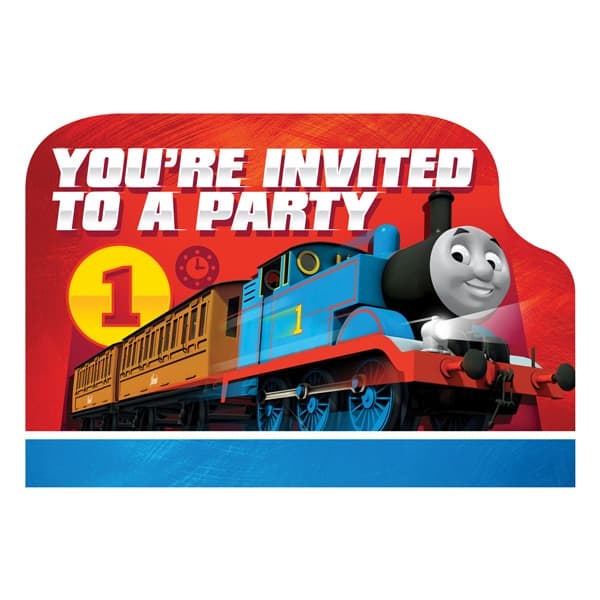 (image for) Thomas & Friends Postcard Invitations 8pk