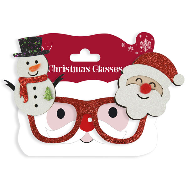 (image for) Snowman And Santa Character Glasses