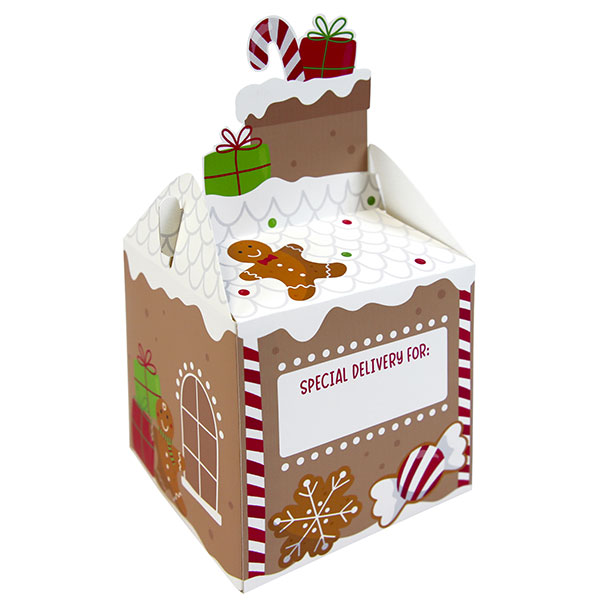Christmas Gingerbread Treat Boxes 4pk