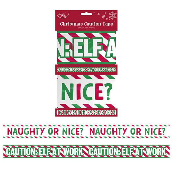(image for) Christmas Caution Tape 2pk